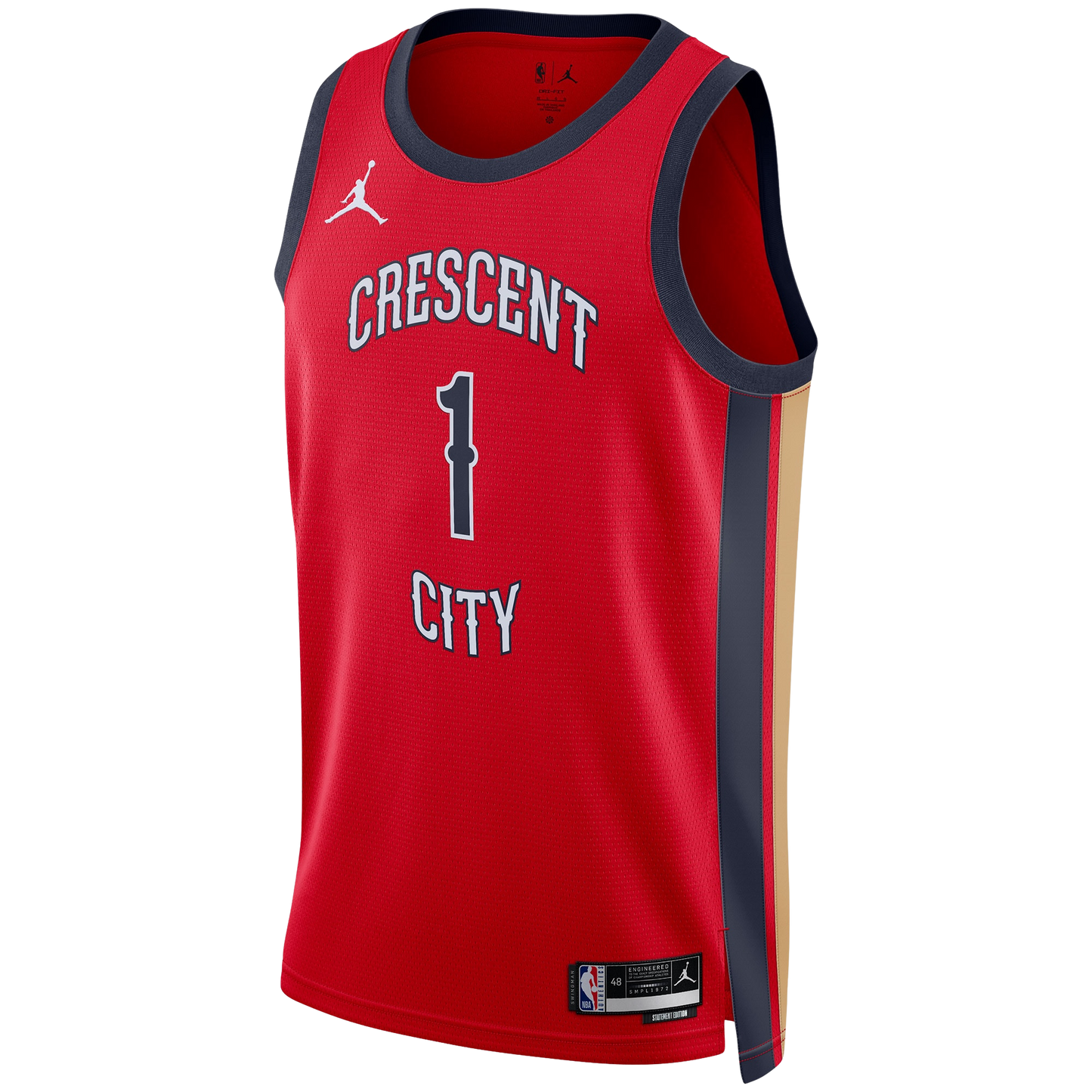 Zion Williamson #1 New Orleans Pelicans Red Statement Jersey