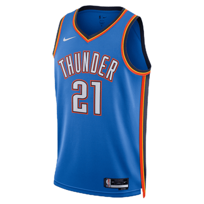 Aaron Wiggins 21 Oklahoma City Thunder Blue Icon Jersey - Elite Zone Sports