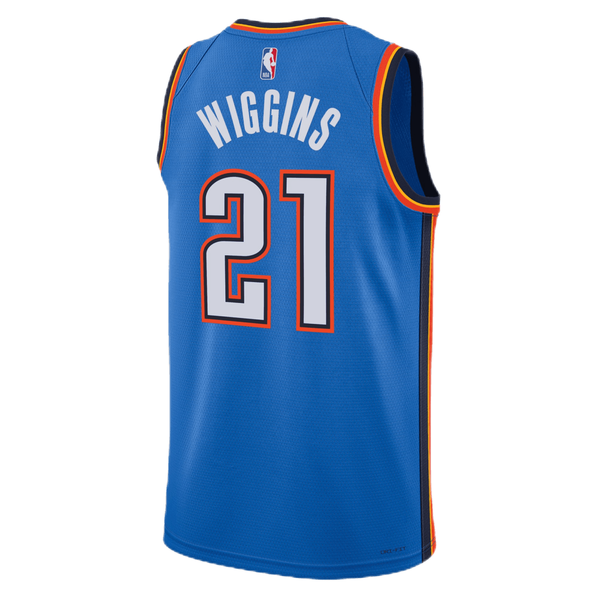 Aaron Wiggins 21 Oklahoma City Thunder Blue Icon Jersey - Elite Zone Sports
