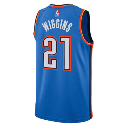 Aaron Wiggins 21 Oklahoma City Thunder Blue Icon Jersey - Elite Zone Sports