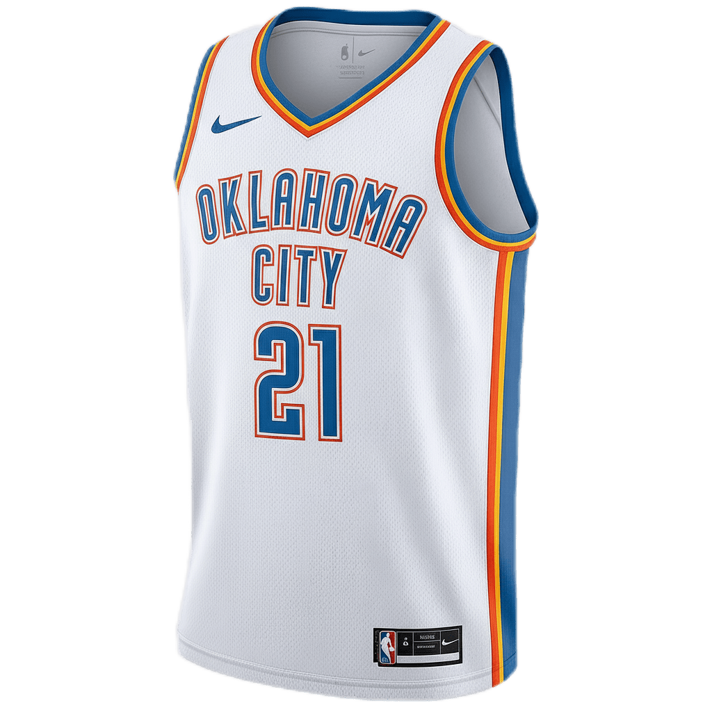 Aaron Wiggins 21 Oklahoma City Thunder White Association Jersey - Elite Zone Sports