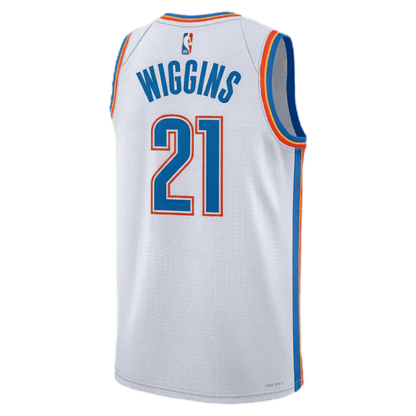 Aaron Wiggins 21 Oklahoma City Thunder White Association Jersey - Elite Zone Sports