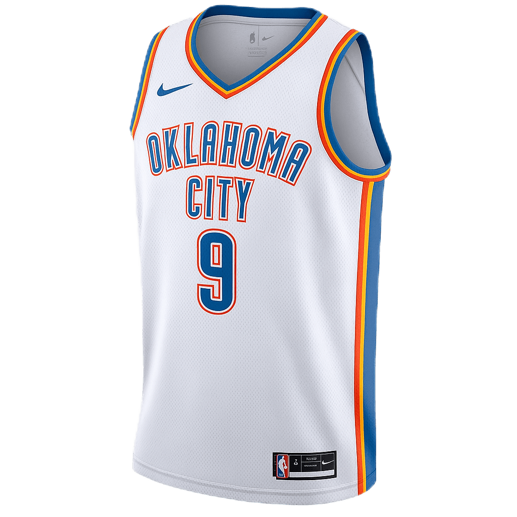 Alex Caruso 9 Oklahoma City Thunder White Association Jersey - Elite Zone Sports