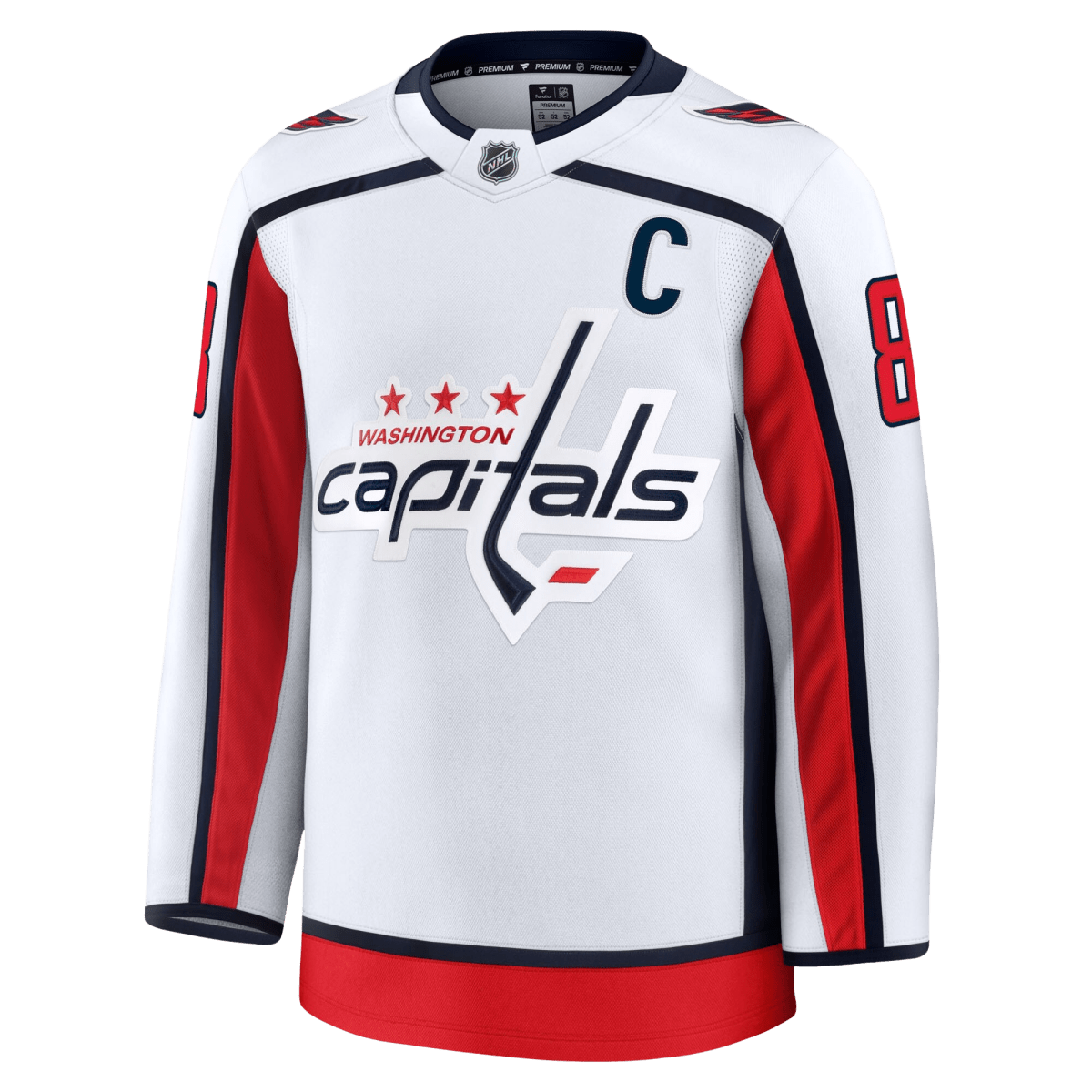 Alexander Ovechkin 8 Washington Capitals White Away Jersey - Elite Zone Sports