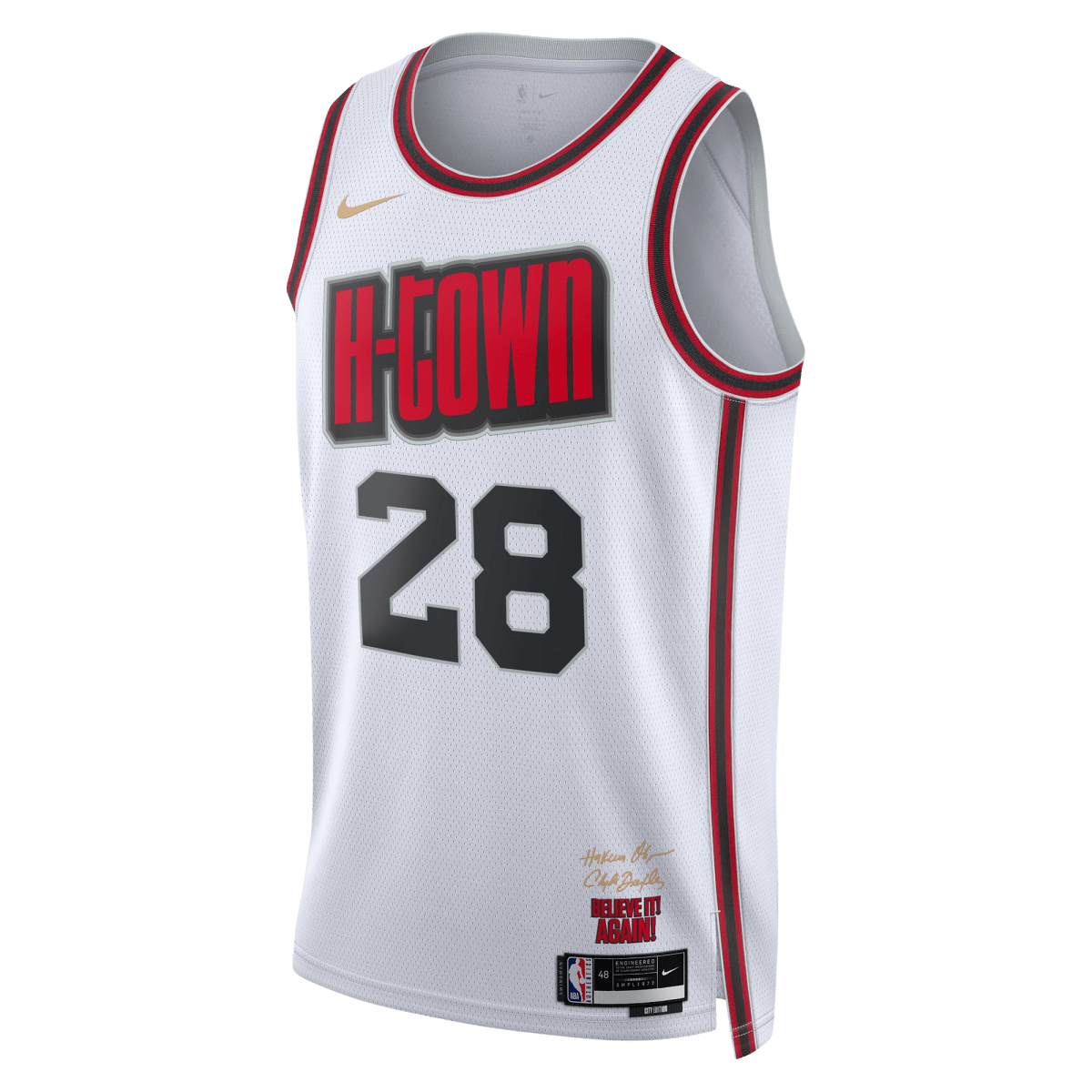Alperen Şengün 28 Houston Rockets White City Edition Jersey - Elite Zone Sports