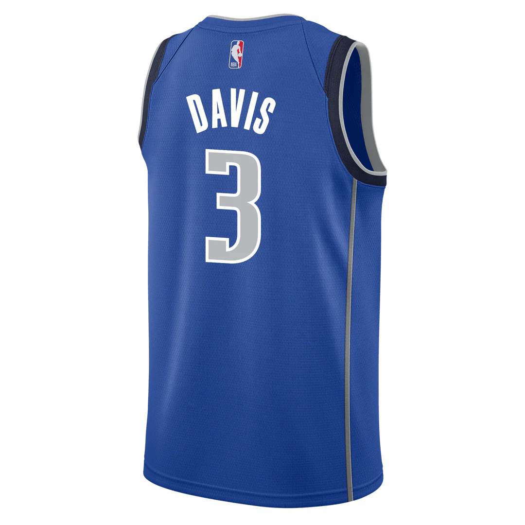 Anthony Davis 3 Dallas Mavericks Blue Icon Jersey - Elite Zone Sports