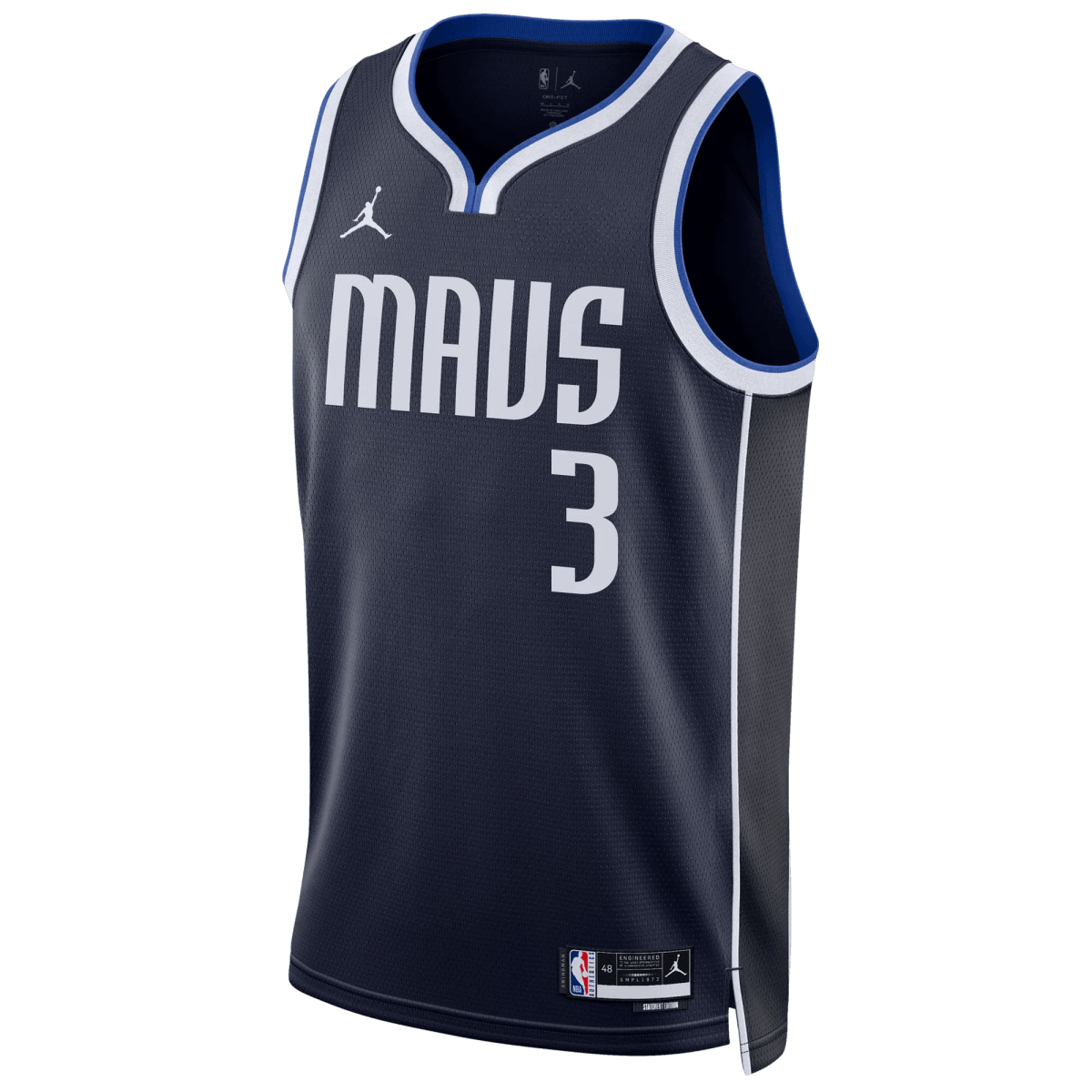 Anthony Davis 3 Dallas Mavericks Navy Statement Jersey - Elite Zone Sports
