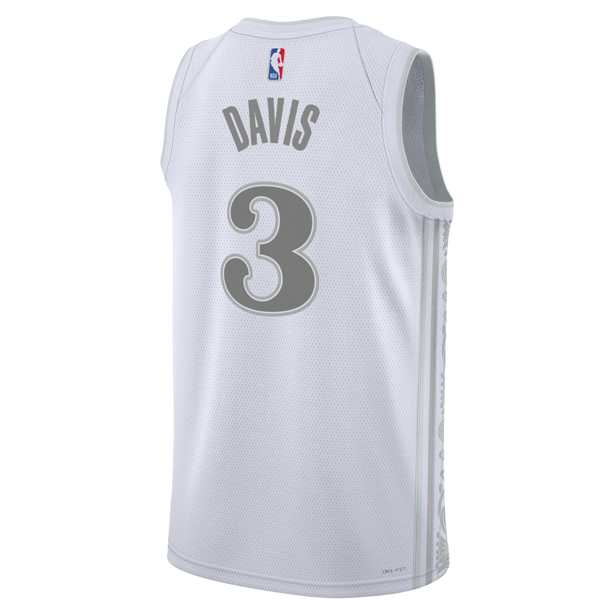 Anthony Davis 3 Dallas Mavericks White City Edition Jersey - Elite Zone Sports