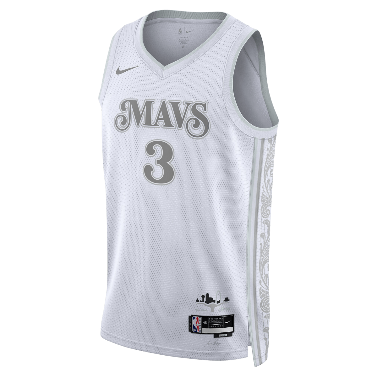 Anthony Davis 3 Dallas Mavericks White City Edition Jersey - Elite Zone Sports
