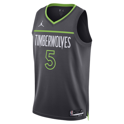 Anthony Edwards 5 Minnesota Timberwolves Charcoal Statement Jersey - Elite Zone Sports