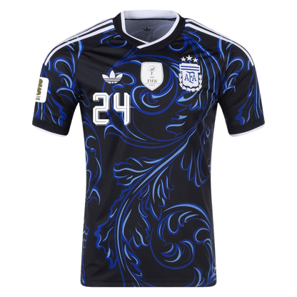 Argentina 2026 Away Jersey Enzo Fernandez 24 - Elite Zone Sports
