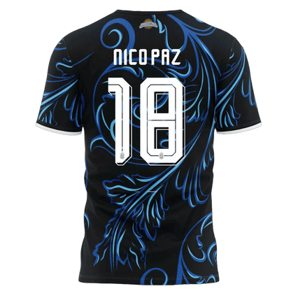 Argentina 2026 Away Jersey Nico Paz 18 - Elite Zone Sports