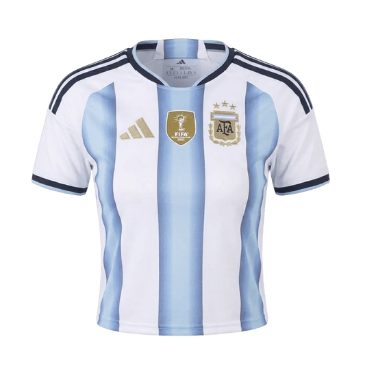 Argentina 2026 Home Cropped Women's Jersey - Elite Zone Sports