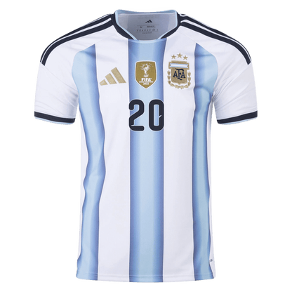 Argentina 2026 Home Jersey Alexis Mac Allister 20 - Elite Zone Sports
