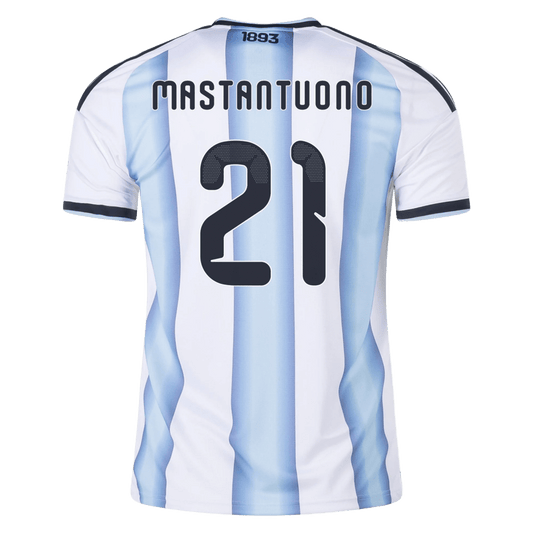 Argentina 2026 Home Jersey Franco Mastantuono 21 - Elite Zone Sports