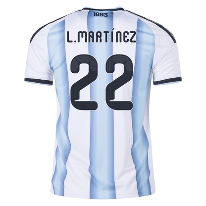 Argentina 2026 Home Jersey Lautaro Martínez 22 - Elite Zone Sports