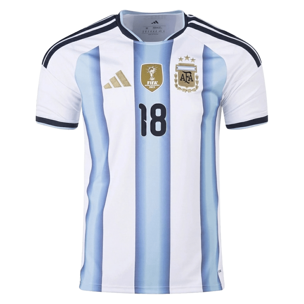 Argentina 2026 Home Jersey Nico Paz 18 - Elite Zone Sports