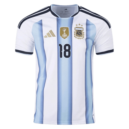 Argentina 2026 Home Jersey Nico Paz 18 - Elite Zone Sports
