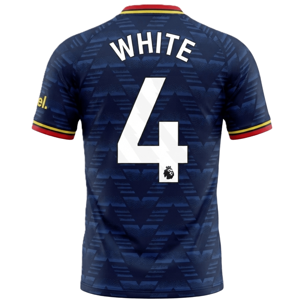Arsenal 26/27 Away Jersey Ben White 4 - Elite Zone Sports