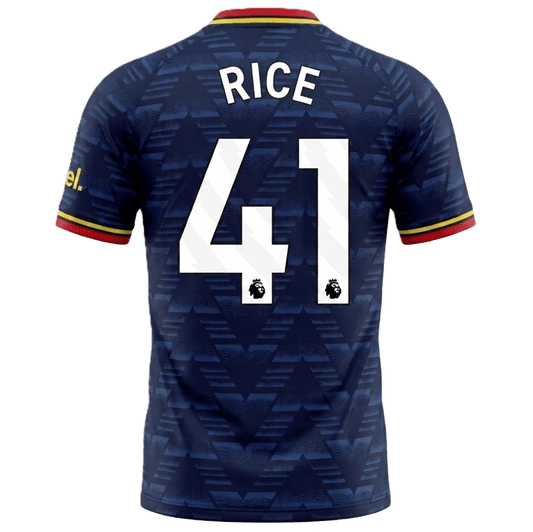 Arsenal 26/27 Away Jersey Declan Rice 41 - Elite Zone Sports