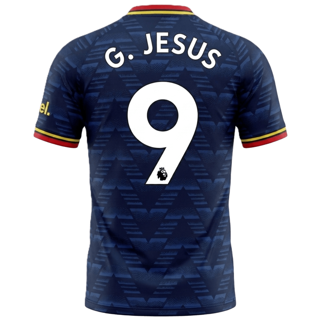 Arsenal 26/27 Away Jersey Gabriel Jesus 9 - Elite Zone Sports