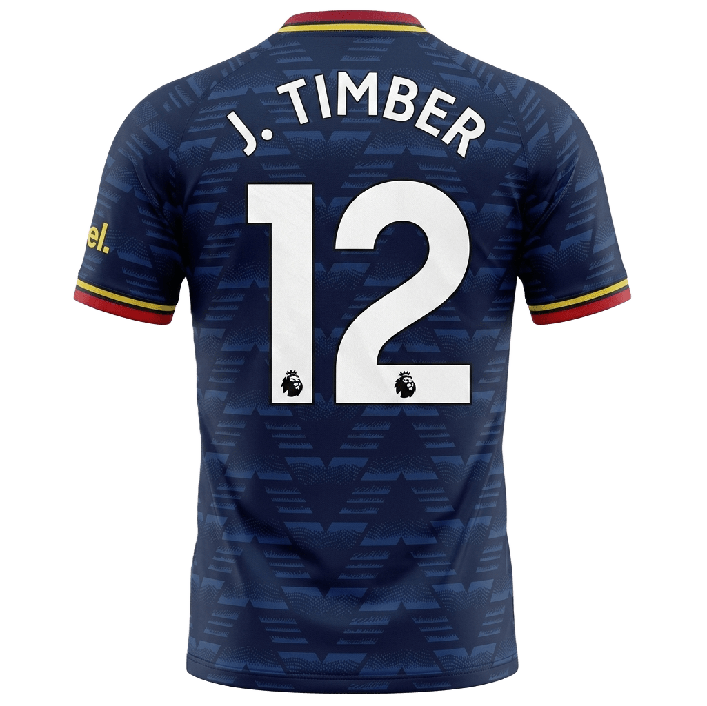 Arsenal 26/27 Away Jersey Jurriën Timber 12 - Elite Zone Sports