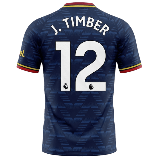 Arsenal 26/27 Away Jersey Jurriën Timber 12 - Elite Zone Sports