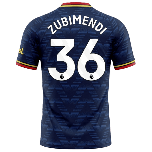 Arsenal 26/27 Away Jersey Martín Zubimendi 36 - Elite Zone Sports