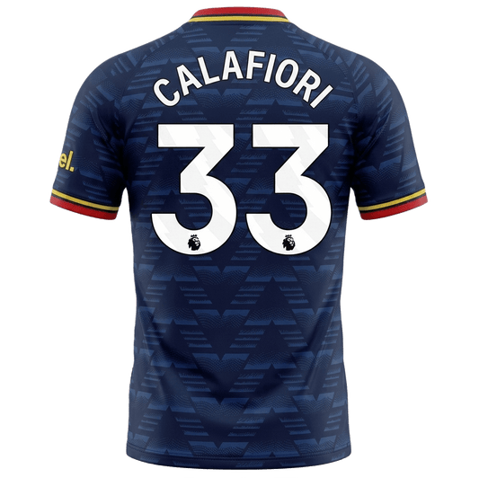 Arsenal 26/27 Away Jersey Riccardo Calafiori 33 - Elite Zone Sports