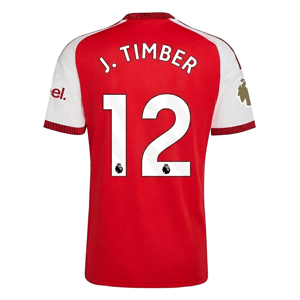 Arsenal 26/27 Home Jersey Jurriën Timber 12 - Elite Zone Sports