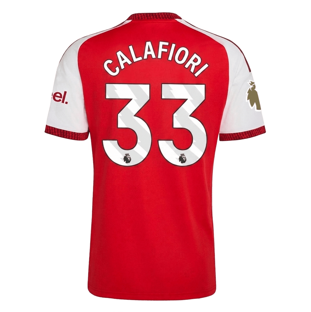 Arsenal 26/27 Home Jersey Riccardo Calafiori 33 - Elite Zone Sports