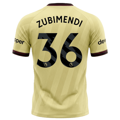 Arsenal 26/27 Third Jersey Martín Zubimendi 36 - Elite Zone Sports