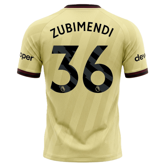 Arsenal 26/27 Third Jersey Martín Zubimendi 36 - Elite Zone Sports
