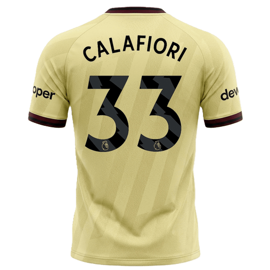 Arsenal 26/27 Third Jersey Riccardo Calafiori 33 - Elite Zone Sports