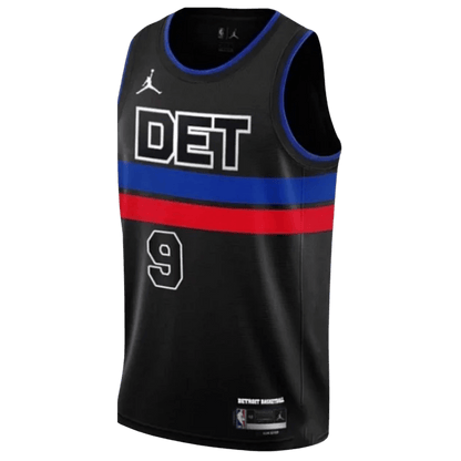 Ausar Thompson 9 Detroit Pistons Black Statement Jersey - Elite Zone Sports