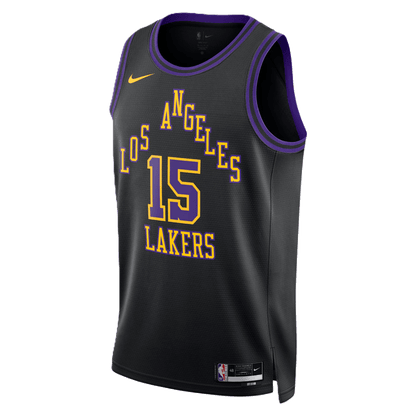 Austin Reaves 15 Los Angeles Lakers Black 2025/26 City Edition Jersey - Elite Zone Sports
