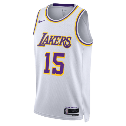 Austin Reaves 15 Los Angeles Lakers White Association Jersey - Elite Zone Sports