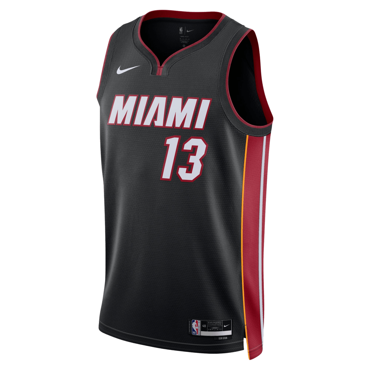 Bam Adebayo 13 Miami Heat Black Icon Jersey - Elite Zone Sports
