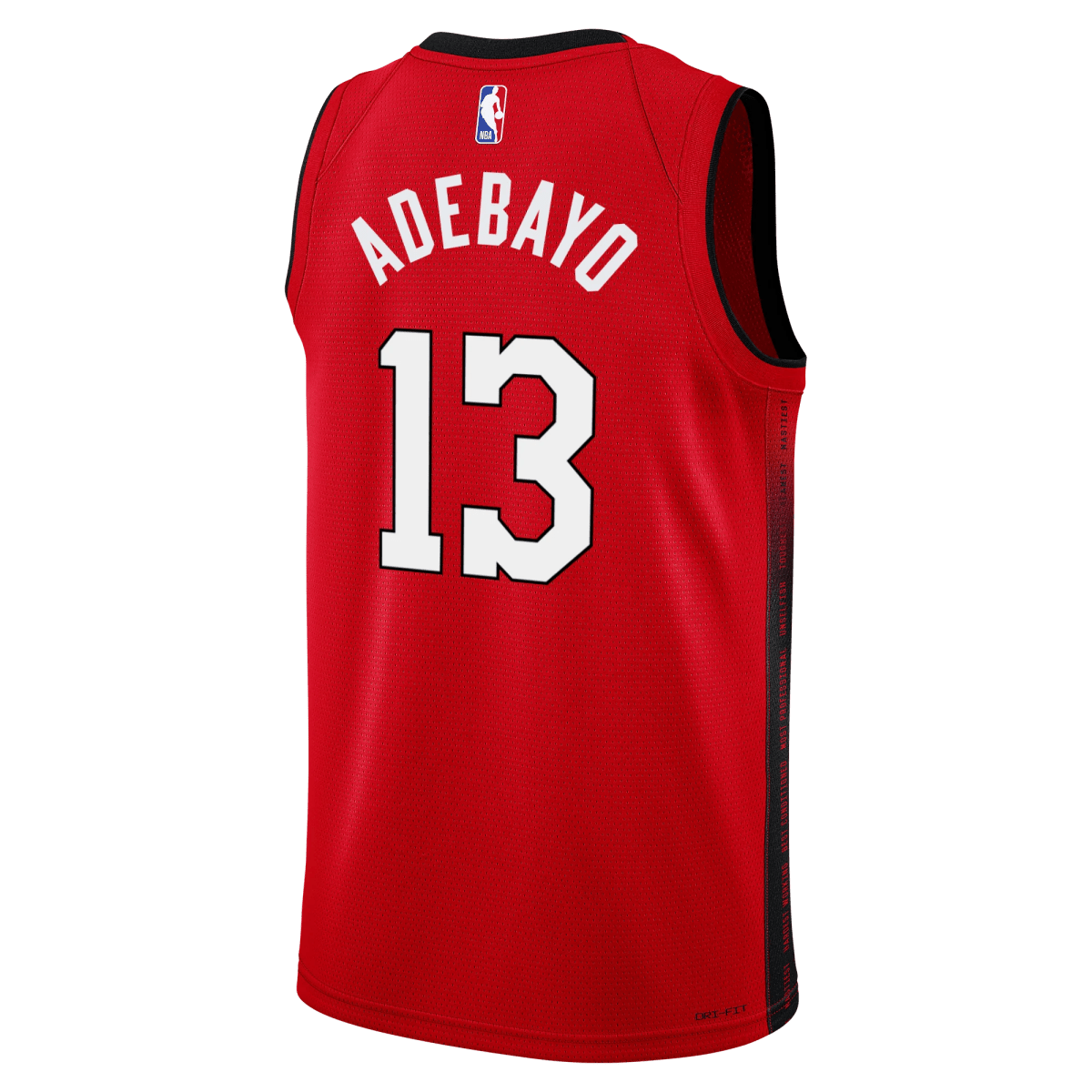 Bam Adebayo 13 Miami Heat Culture Red City Edition Jersey - Elite Zone Sports