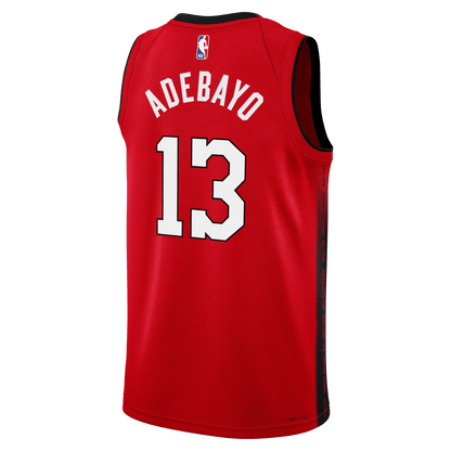 Bam Adebayo 13 Miami Heat Culture Red City Edition Jersey - Elite Zone Sports