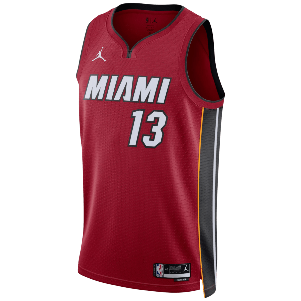 Bam Adebayo 13 Miami Heat Red Statement Jersey - Elite Zone Sports