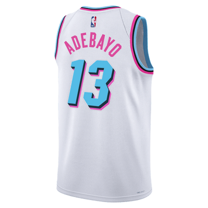 Bam Adebayo 13 Miami Heat White City Edition Jersey - Elite Zone Sports