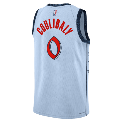 Bilal Coulibaly 8 Washington Wizards Blue City Edition Jersey - Elite Zone Sports