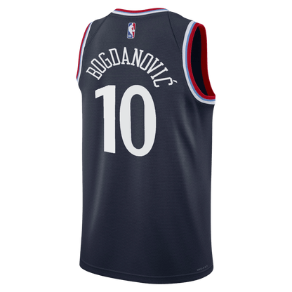 Bogdan Bogdanovic 10 LA Clippers Navy Icon Jersey - Elite Zone Sports
