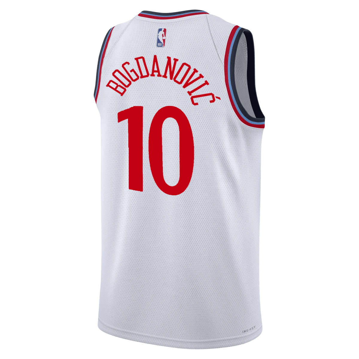 Bogdan Bogdanovic 10 LA Clippers White Association Jersey - Elite Zone Sports
