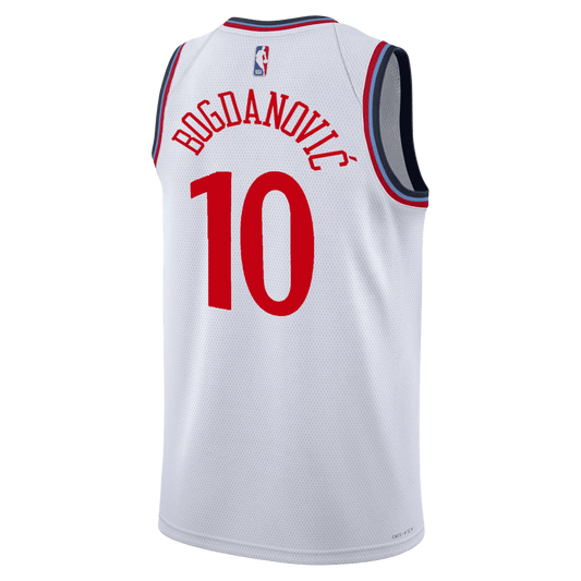 Bogdan Bogdanovic 10 LA Clippers White Association Jersey - Elite Zone Sports