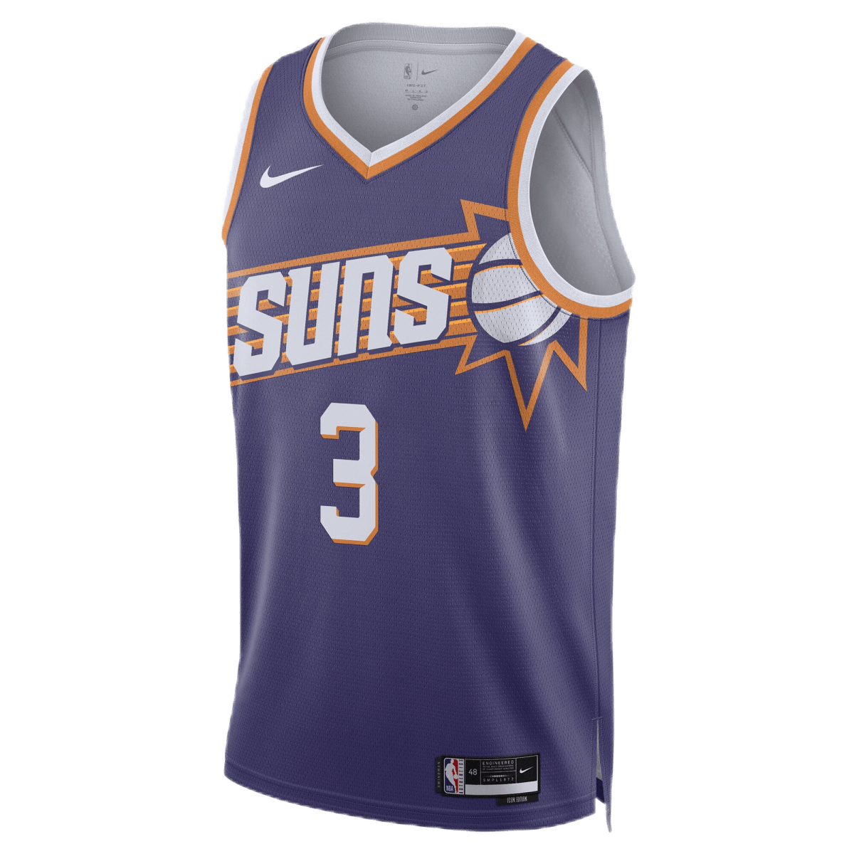Bradley Beal 3 Phoenix Suns Purple Icon Jersey - Elite Zone Sports