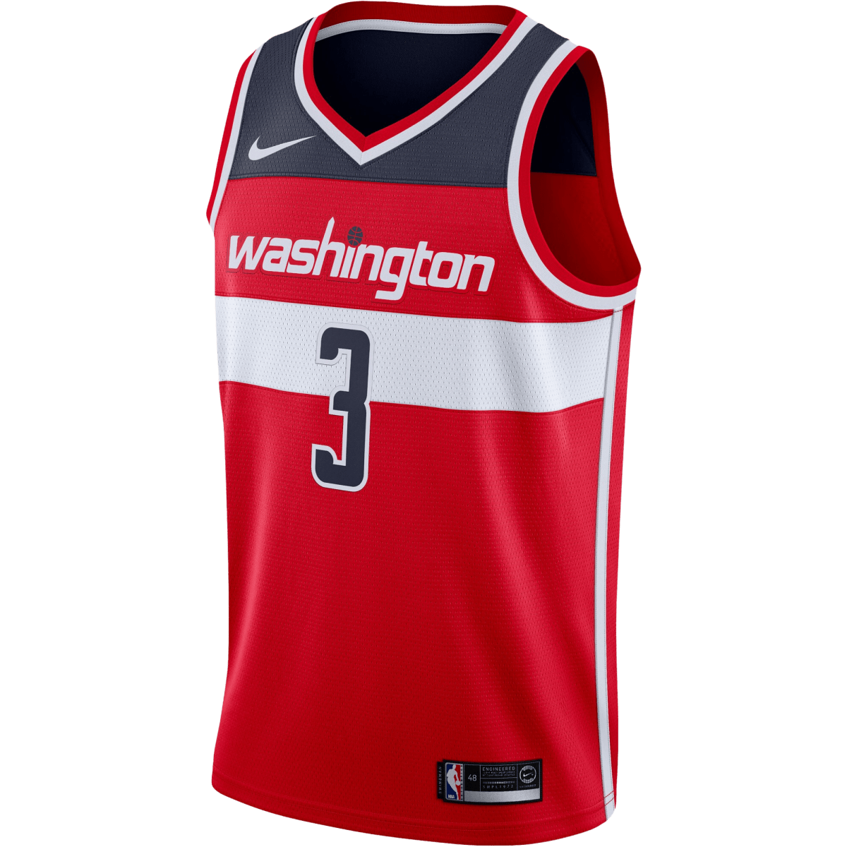 Bradley Beal 3 Washington Wizards Red Icon Jersey - Elite Zone Sports