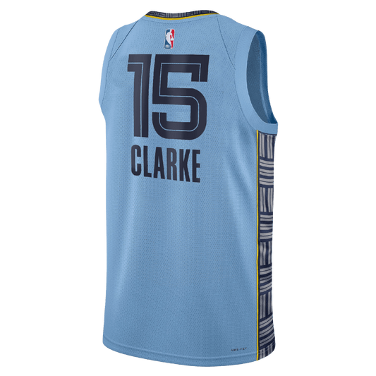 Brandon Clarke 15 Memphis Grizzlies Light Blue Statement Jersey - Elite Zone Sports