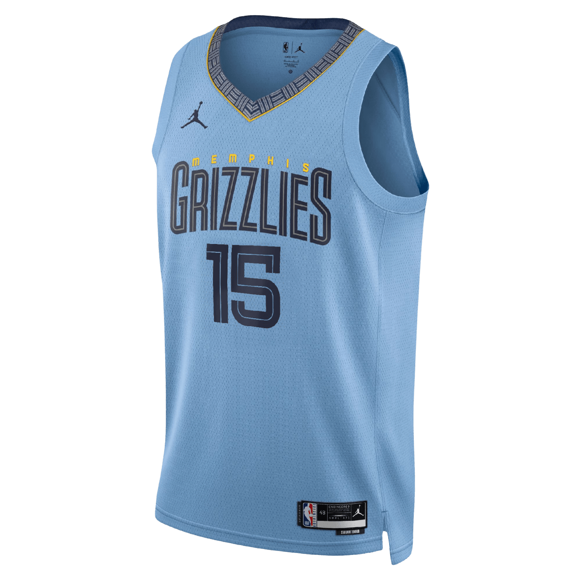 Brandon Clarke 15 Memphis Grizzlies Light Blue Statement Jersey - Elite Zone Sports